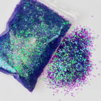 Štyri Bod Star Tvarované Glitters | 50g tašky | Vysokej Kvality Glitters Prefekt pre Crafting - Poháre - Živice Lesk Dodávateľa EWR8